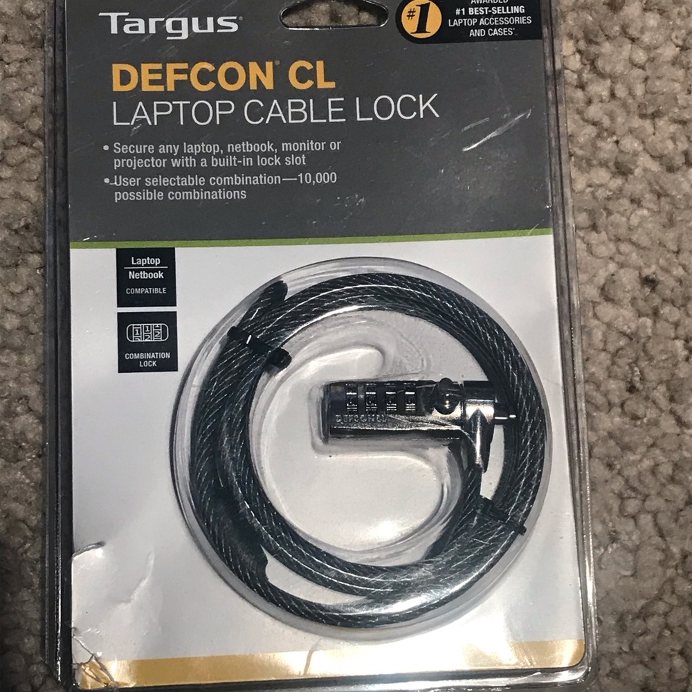 Laptop cable lock
